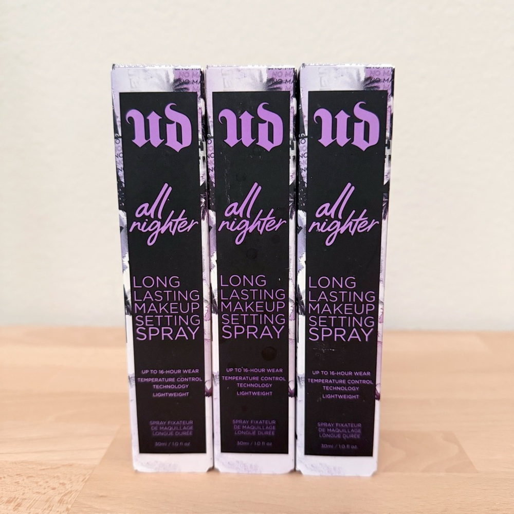 Urban Decay All Nighter Makeup Setting Spray Trio